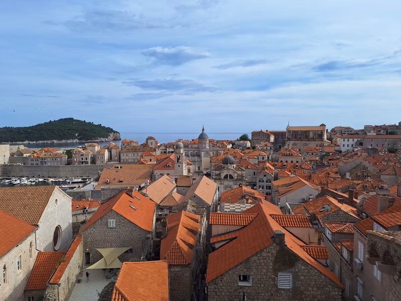 Dubrovnik Private Tour - View of the Cathedral from The Walls
