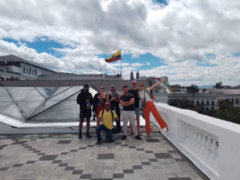 Enjoy Quito from balconies and rooftops.