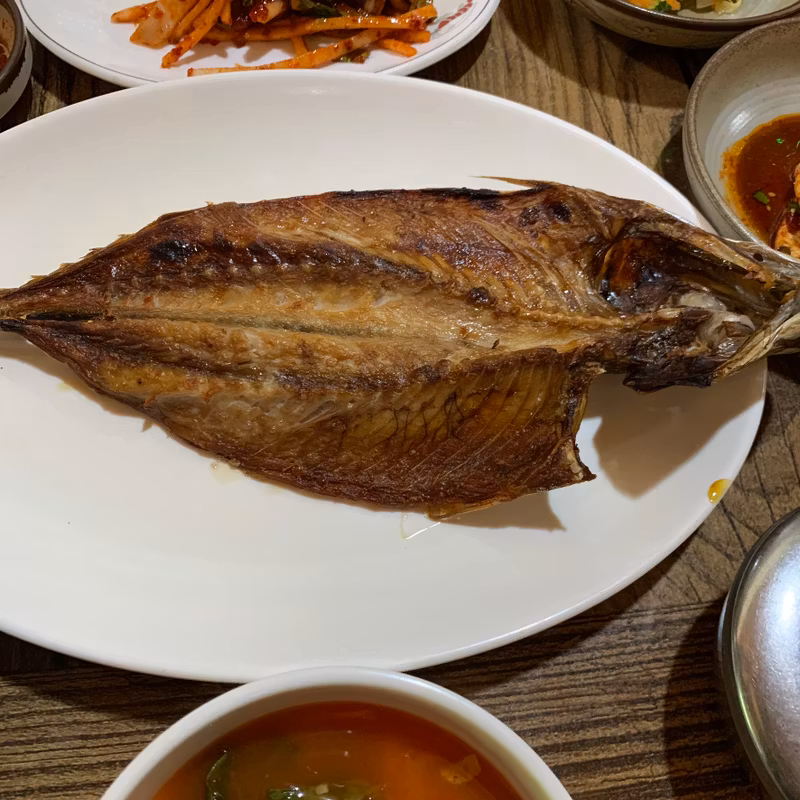Seoul Private Tour - Grilled salted Mackerel