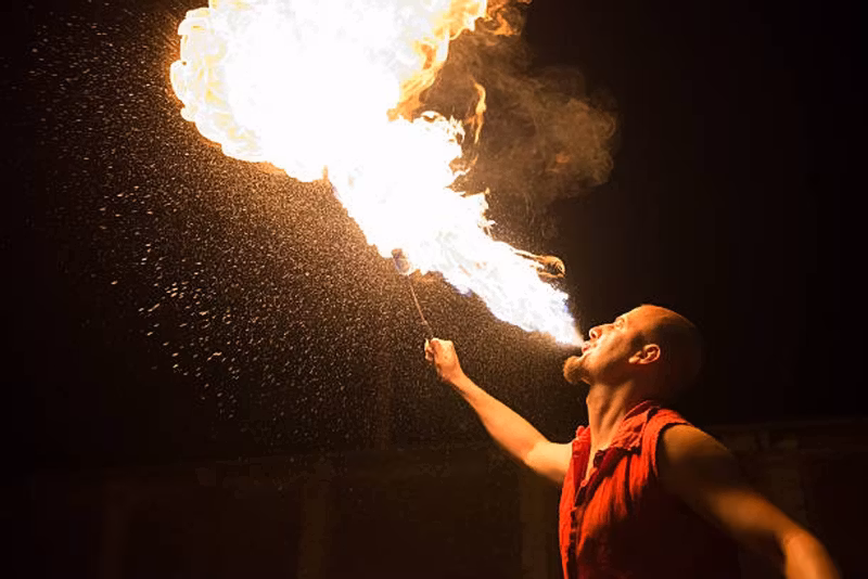 Dubai Private Tour - fire show