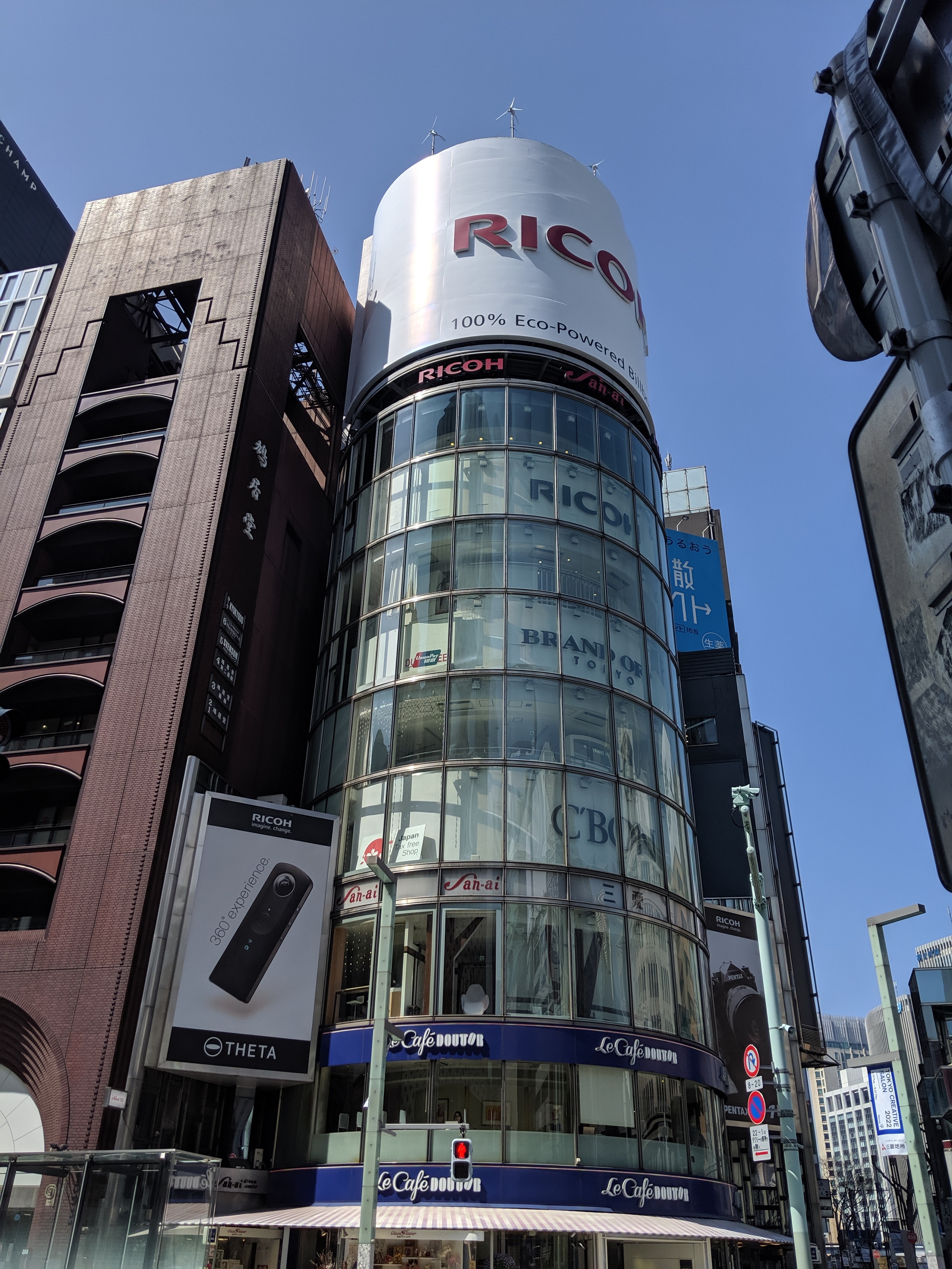 LOUIS VUITTON GINZA, GINZA, TOKYO, JAPAN, OVERALL DAYTIME VIEW