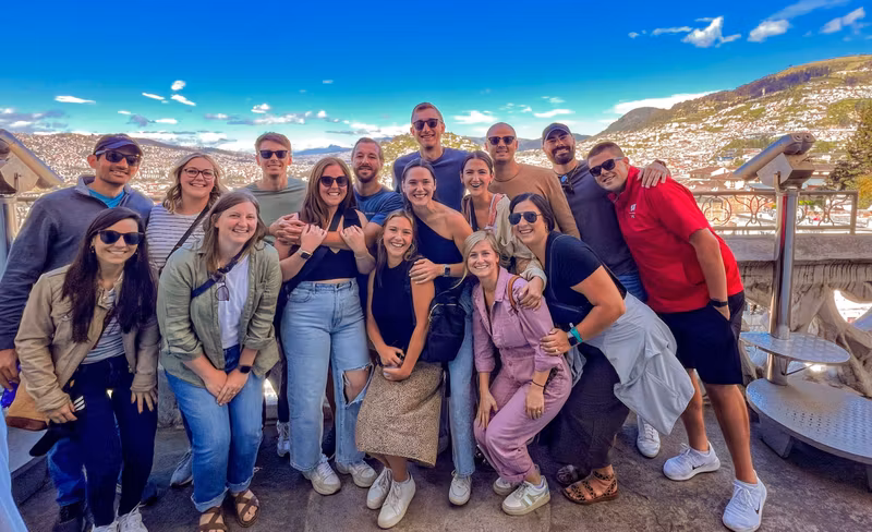 Quito Private Tour - Group in view point