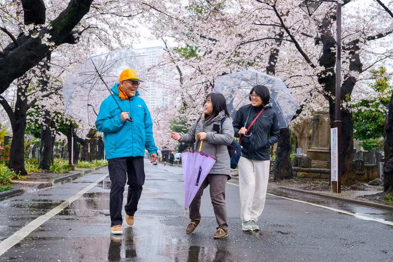 Tokyo Private Tour - Enjoy together even in the rain. 