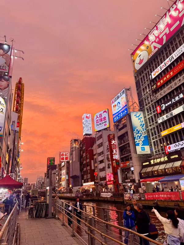 Osaka Private Tour - Sunset in Osaka's heartbeat