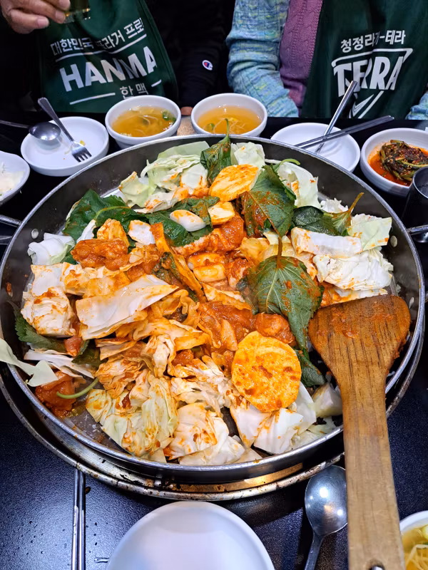 Seoul Private Tour - Dakgalbi (stir-fried spicy chicken)