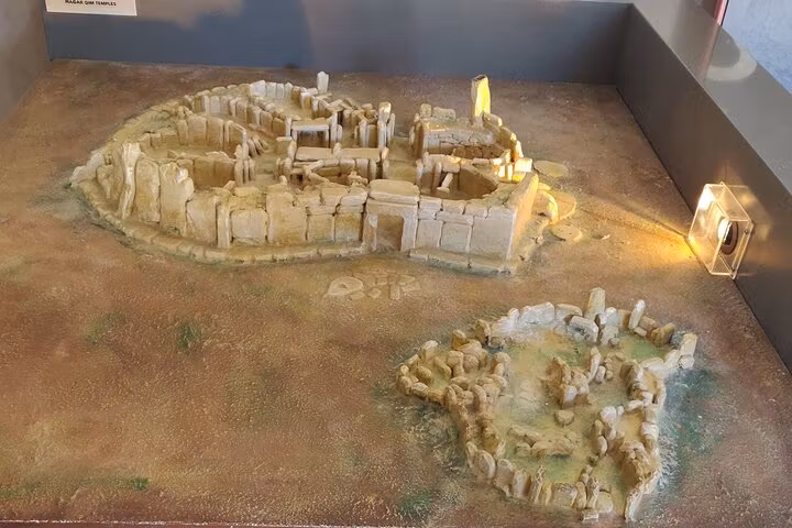 Malta Private Tour - A maquette of Hagar Qim Temple