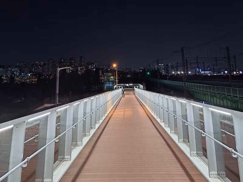 Seoul Private Tour - Night view of the Hangang River