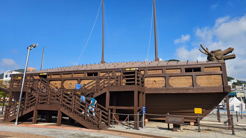 South Jeolla Private Tour - The replica of the Turtle Ship