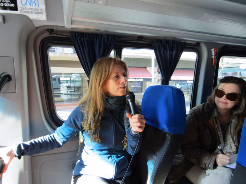 Buenos Aires Private Tour - Tour Guide inside Van