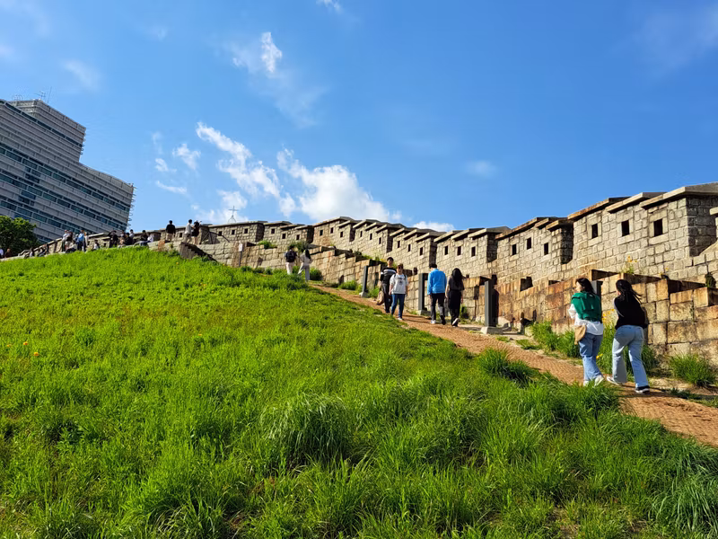 Seoul Private Tour - a hill near the Seoul City Wall Museum