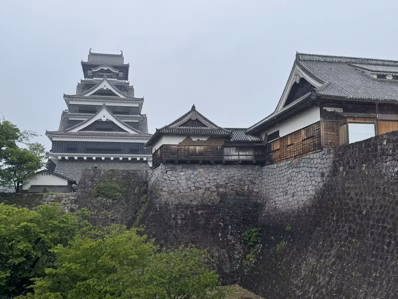 Fukuoka Private Tour - Collapsed castle wall