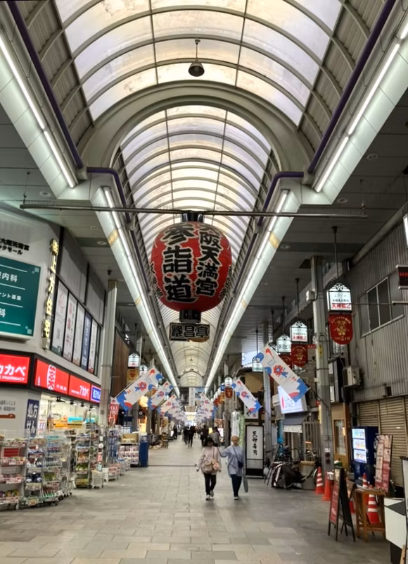 Osaka Private Tour - Approach to Temman-gu Shrine
