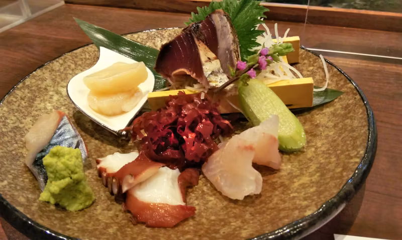 Nagasaki Private Tour - local sashimi