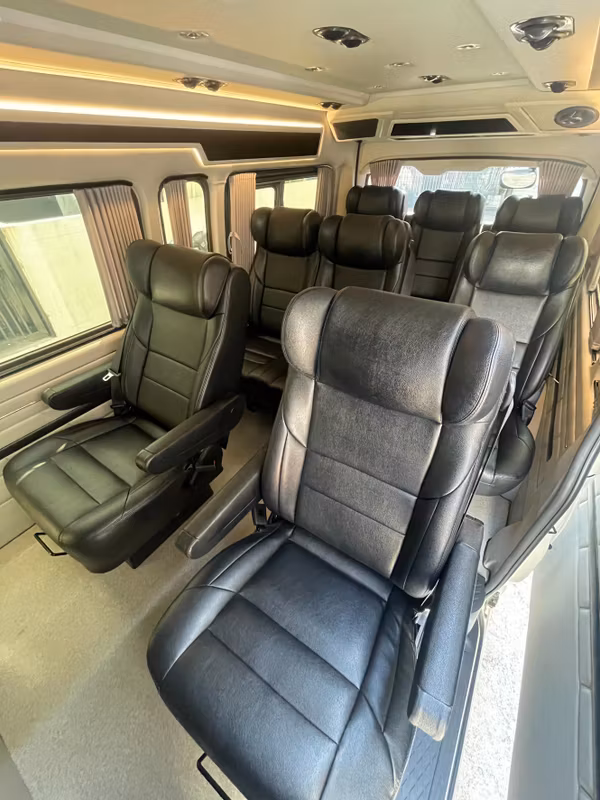 Bangkok Private Tour - Van seat