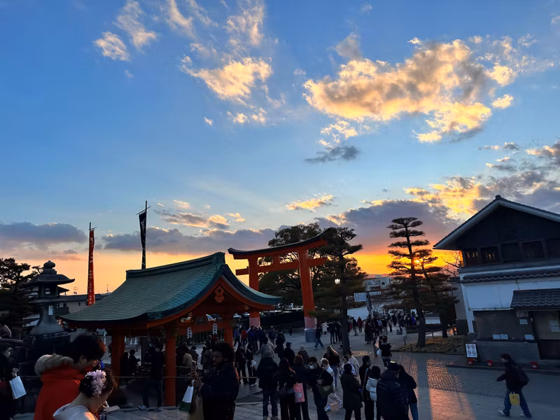 Osaka Private Tour - Fushimi Inari shrine_sunset