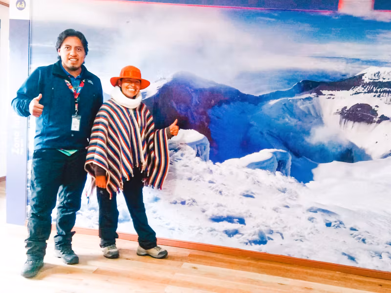 Carchi Private Tour - Marco with local guide.