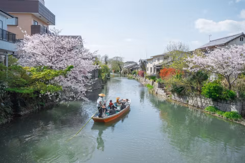 Yanagawa River punting and visit to Dazaifu, Fukuoka land mark of historycover image