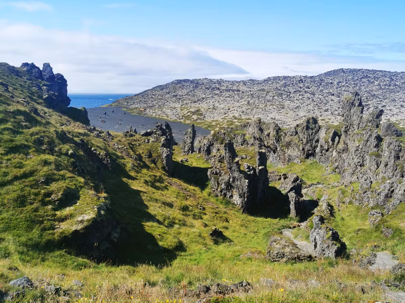 Reykjavik Private Tour - Black sand beach at Snaefellsnes, still gorgeous, no crowds
