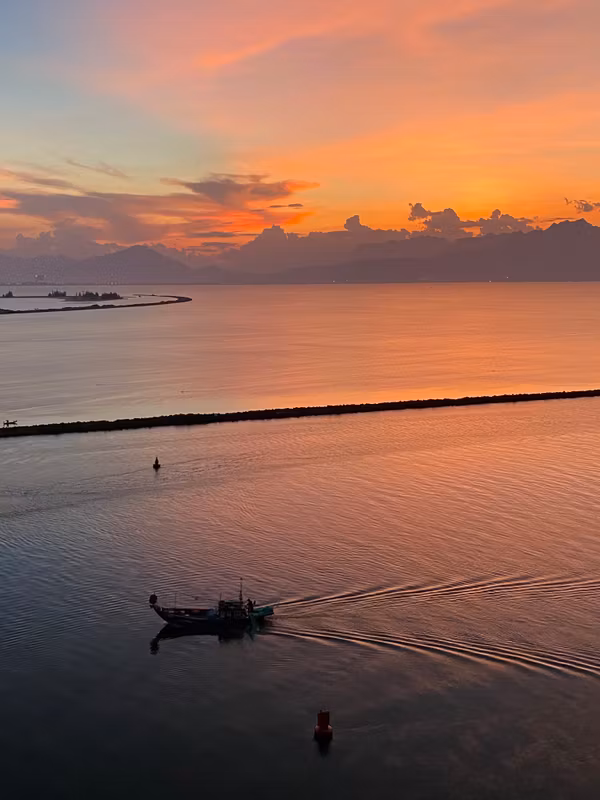 Da Nang Private Tour - Sunset on the way back