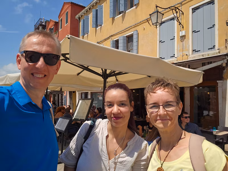 Venice Private Tour - Garibaldi street,  castello district,  with clients. 