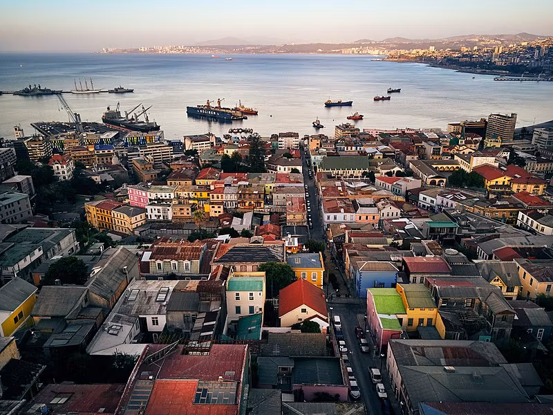 Valparaiso Private Tour - Valparaíso from above the Alegre and Concepción Hills