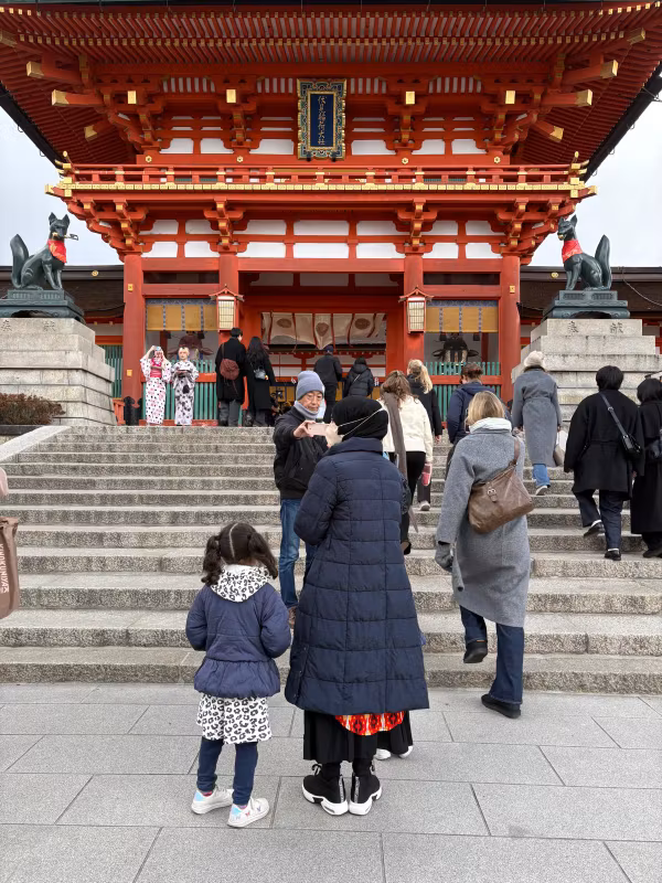 Kyoto Private Tour - Fushimi inari entrance