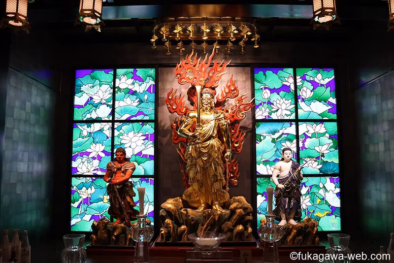 Tokyo Private Tour - E7. Gurdian Fudō Myō at Fukagawa Fudo Temple