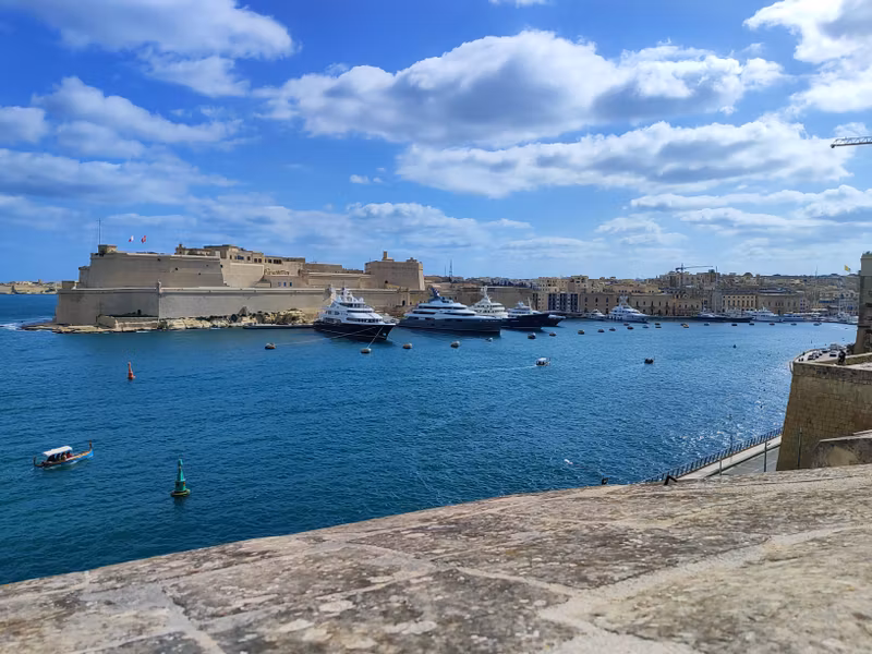 Malta Private Tour - View from Gardjola Gardens