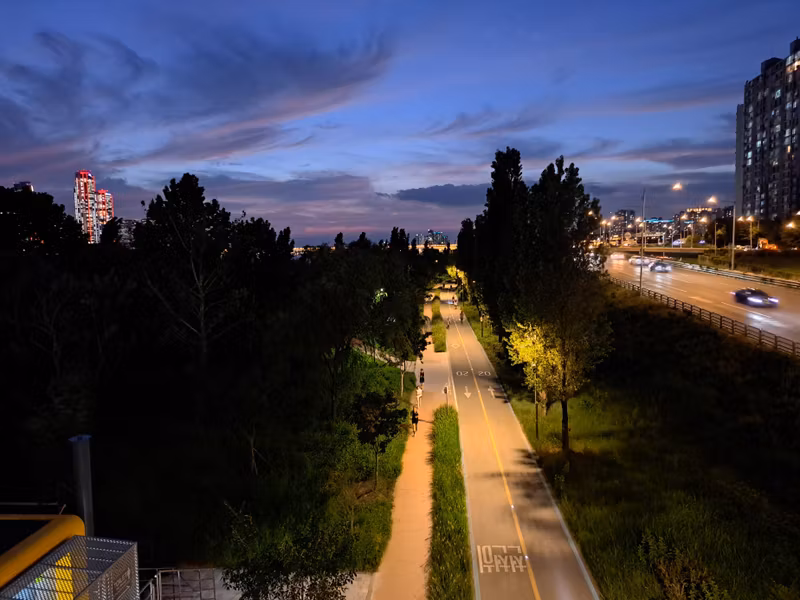 Seoul Private Tour - Night view of the Hangang River