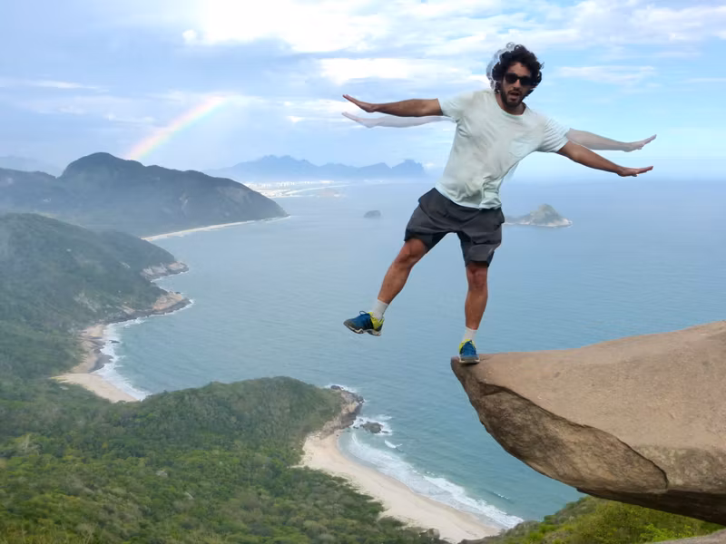 Rio de Janeiro Private Tour - Taking in the incredible views from Pedra do Telégrafo