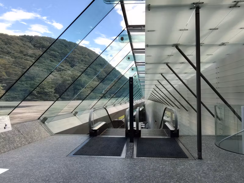 Shizuoka Private Tour - The entrance to the Pola Museum of Art