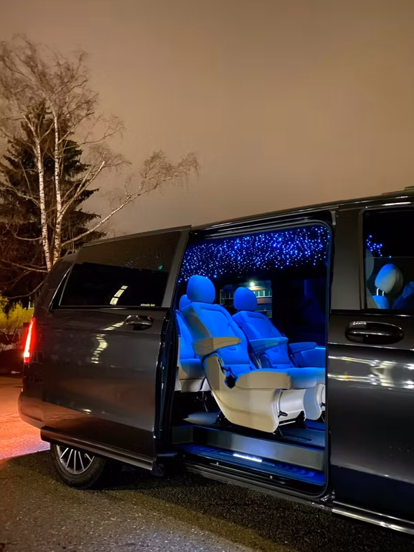 Zurich Private Tour - Inside of vehicle used