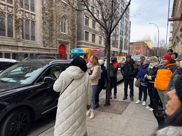 New York Private Tour - Our tour guide and guests @Abussinian Baptist Chur
