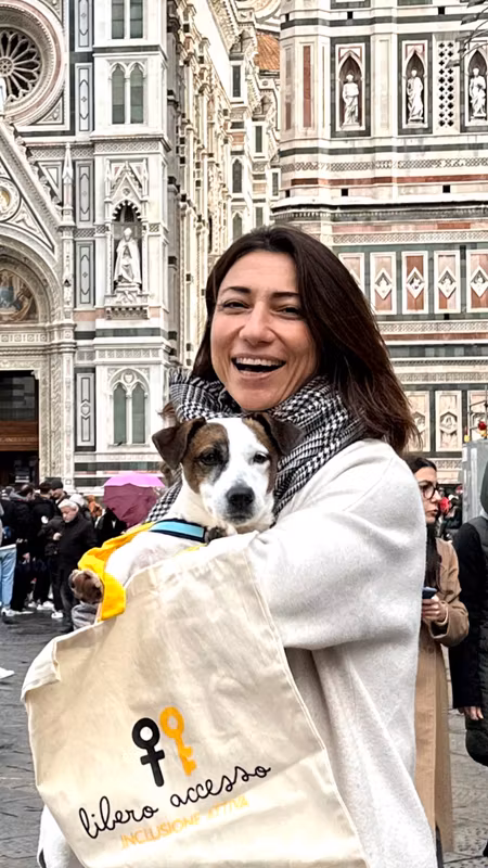 Florence Private Tour - Ulysses and Vero in the Duomo Square!