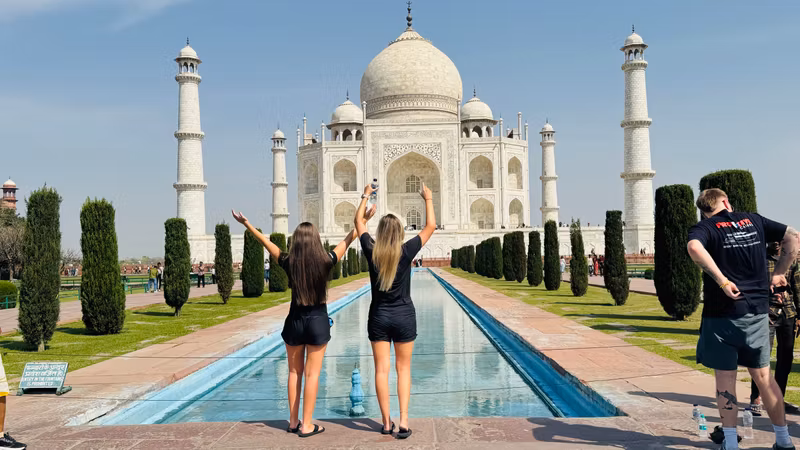 Delhi Private Tour - Wow moment for Katie and Charlie after seeing Taj Mahal
